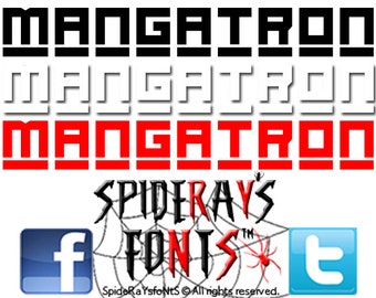 MANGATRON Fan Font