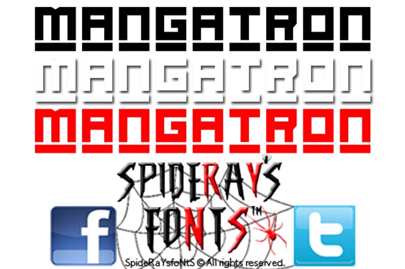 MANGATRON Fan Font image 1