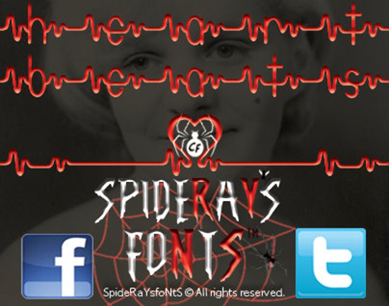 heartbeats Commercial Font image 1