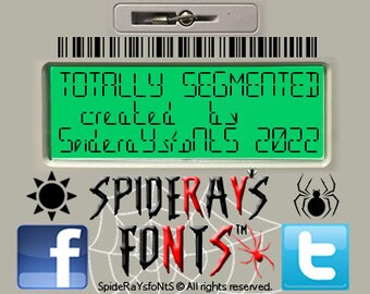 TOTALLY SEGMENTED Commercial Font