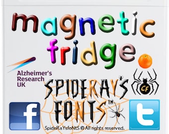 MAGNETIC FRIDGE Kommerzielle Schriftart