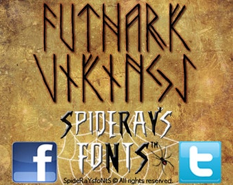 FUTHARK VIKINGS Commercial Font