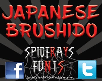 JAPANESE BRUSHIDO Commercial Font