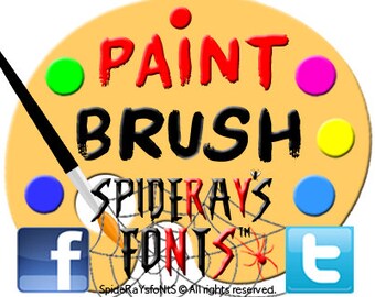 PAINT BRUSH Lockdown Font