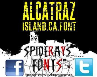 ALCATRAZ lSLAND Fan Font