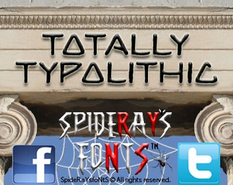 TOTALLY TYPOLITHIC Commercial Font