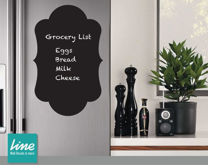 Chalkboard Vinyl Wall Decal Chalkboard Fridge Decal Etsy