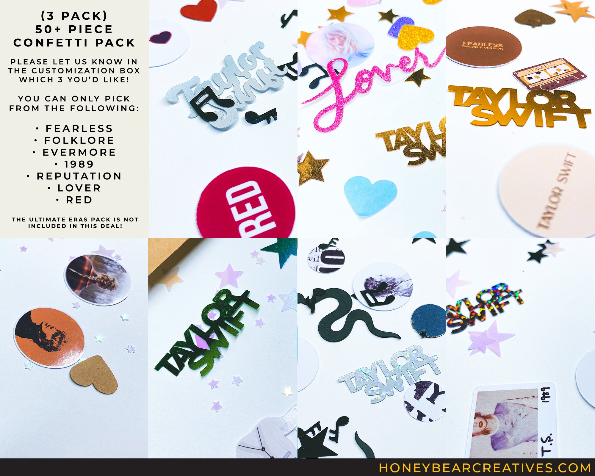 Taylor Swift Inspired Party Confetti Custom Confetti / Etsy