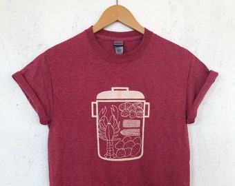 Lobster T Shirt, Food Shirt, Screen Printed Shirt, Foodie Gift, Clothing Gift