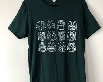 Christmas T-Shirt, Ugly Sweater, Holiday Shirt, Screen Print Shirt, Clothing Gift, Holiday Tee, Soft Style Tee