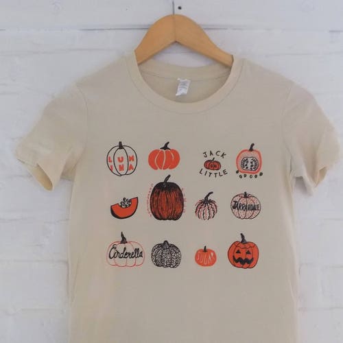 Pumpkin T-Shirt, Halloween Shirt, Food Shirt, Gardening Gift, Soft style tee, Ladies Tee