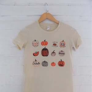 Pompoen T-Shirt, Halloween Shirt, Food Shirt, Tuinieren Gift, Zachte stijl T-shirt, Dames T-shirt