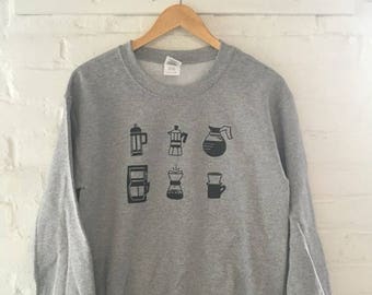 Coffee Sweatshirt, Clothing Gift, Foodie Gift, Coffee Gift