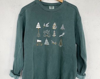 Christmas Sweatshirt, Christmas Tree Sweatshirt, Womens Christmas Sweatshirt, Christmas Shirt, Holiday Sweatshirt