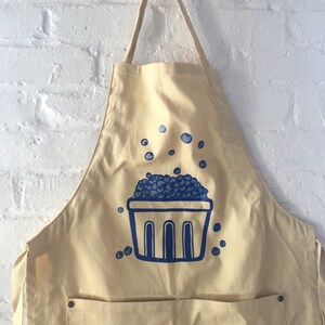 The Corduroy Essential Apron - Blueberry