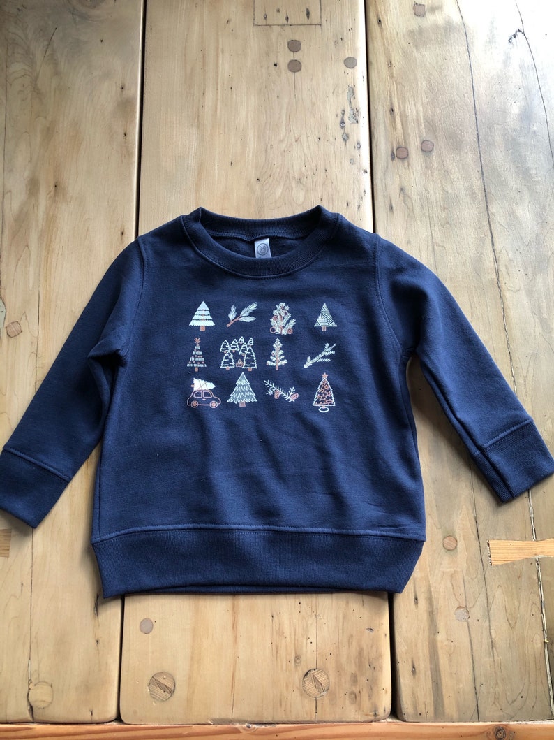 Kids Christmas Sweatshirt Kids Holiday Sweatshirt Graphic Etsy