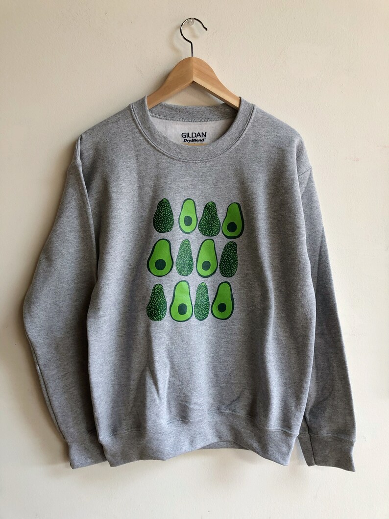 Avocado Sweatshirt Clothing Gift Foodie Gift | Etsy