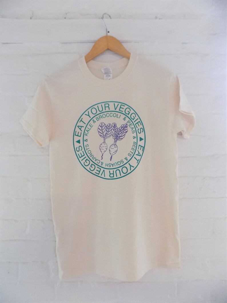 Vegetable T-Shirt Food Shirt Eat Your Veggies Screen | Etsy