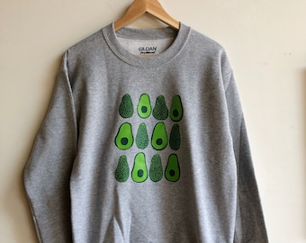 Avocado Sweatshirt, Clothing Gift, Foodie Gift