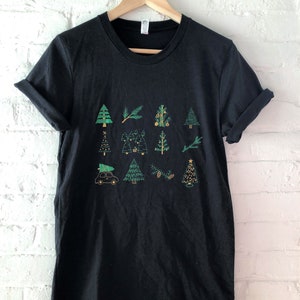 Christmas T-Shirt, Holiday Shirt, Screen Print Shirt, Clothing Gift, Holiday Tee, Soft Style Tee image 2