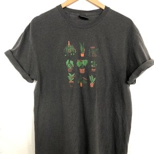 Plant T-Shirt, Plant Lady Screen Printed T Shirt, Plant Lover Gift, Comfort Colors