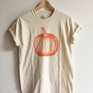 Pumpkin Shirt, Halloween Shirt, Food Shirt image 3