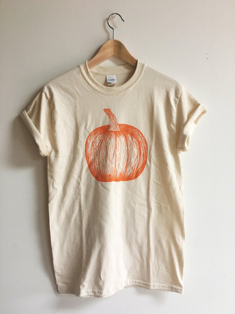 Pumpkin Shirt, Halloween Shirt, Food Shirt image 3