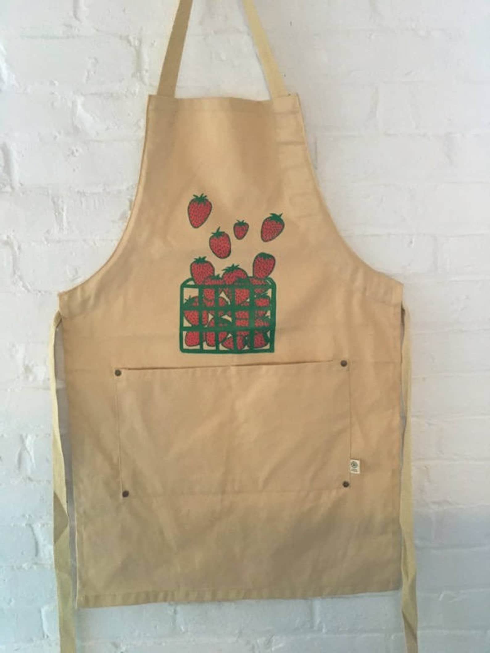 The Essential Foodie Apron - Strawberry