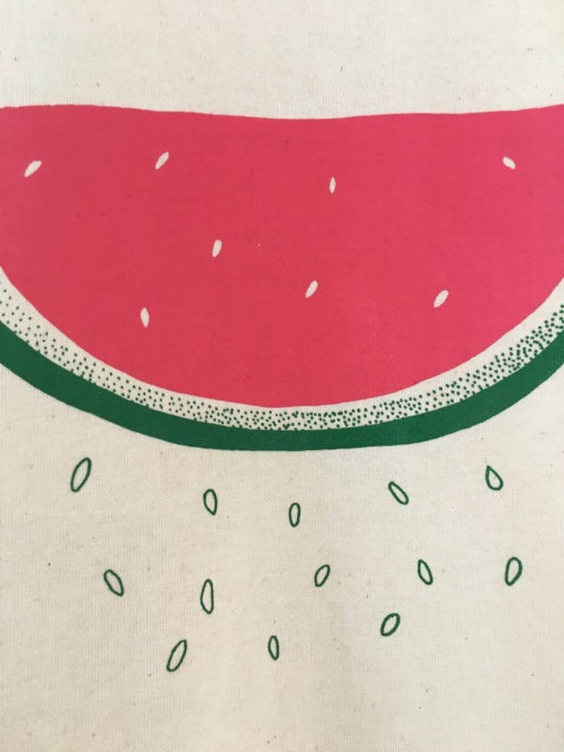 Watermelon Shirt, Food Shirt, Screen Print Shirt image 2
