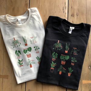 Plant T-Shirt, Plant Lady Shirt, Plant Screen Printed T Shirt, Plant Gifts, Plant Lover Gift, Plant Tshirt, Soft style unisex tee