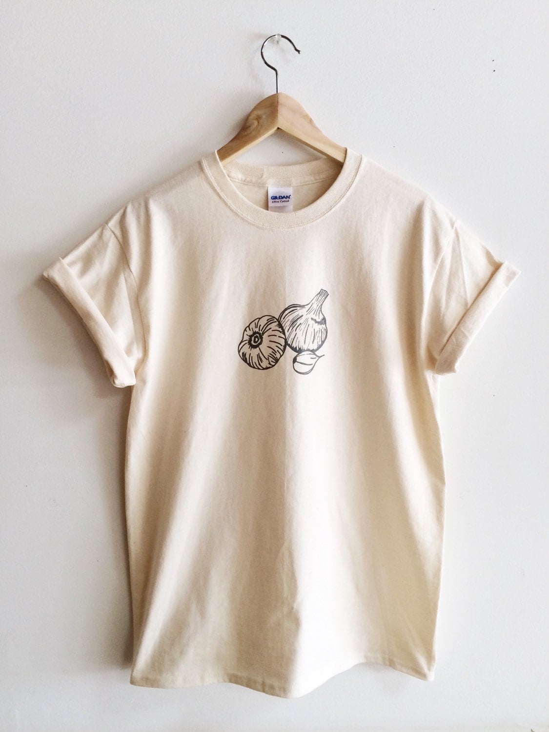 Garlic T-Shirt, Garden Shirt, Screen Printed T Shirt, Clothing Gift, …