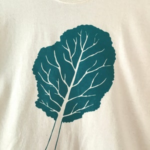 Kale T-Shirt, Food Shirt, Vegetable Shirt, Screen Printed T Shirt, Foodie Gift, Gardening Gift image 3