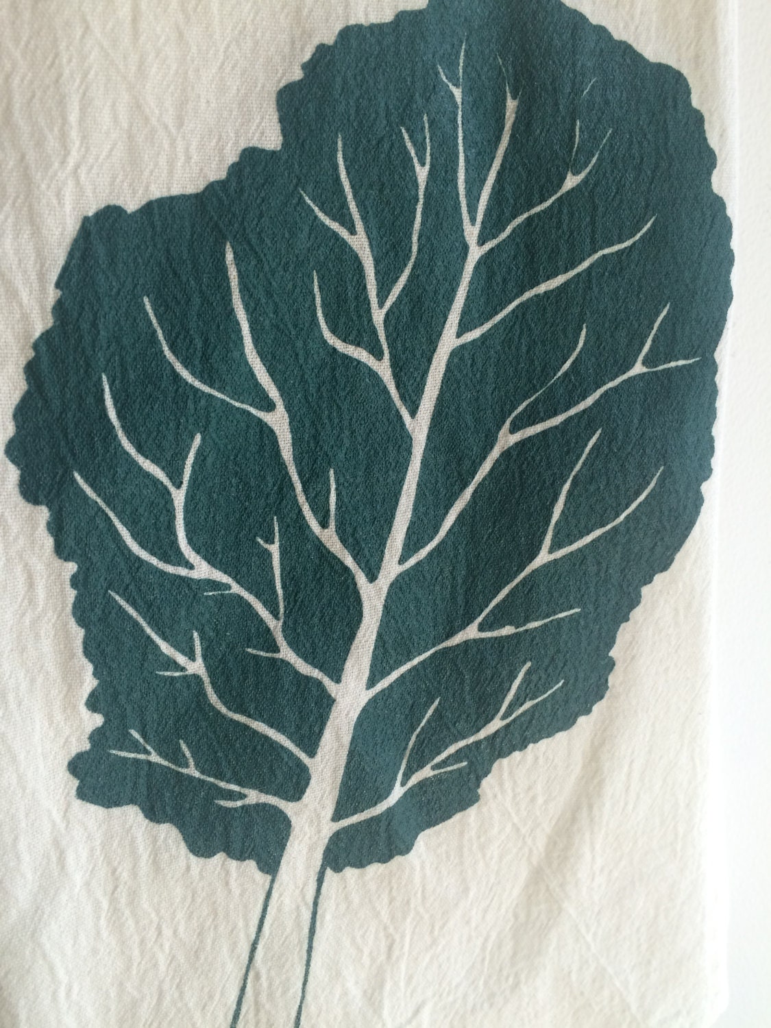 Kale Tea Towel Screen Printed Flour Sack Towel - Etsy