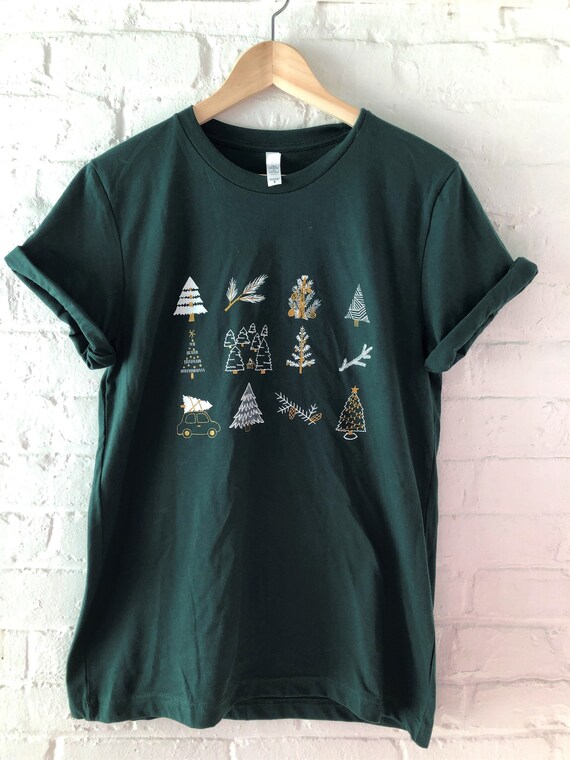 Christmas T-shirt Holiday Shirt Screen 