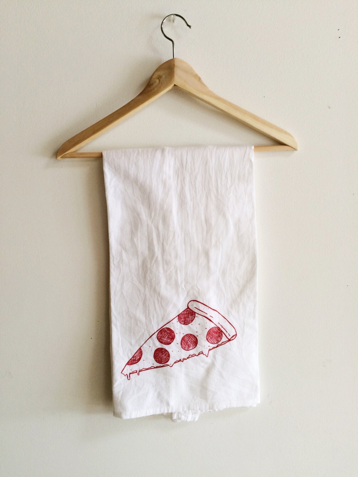 Tea Towel Pizza Flour Sack Towel Pizza Gift Etsy