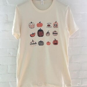 Pumpkin T-Shirt Halloween Shirt Screen Print Shirt Foodie image 3