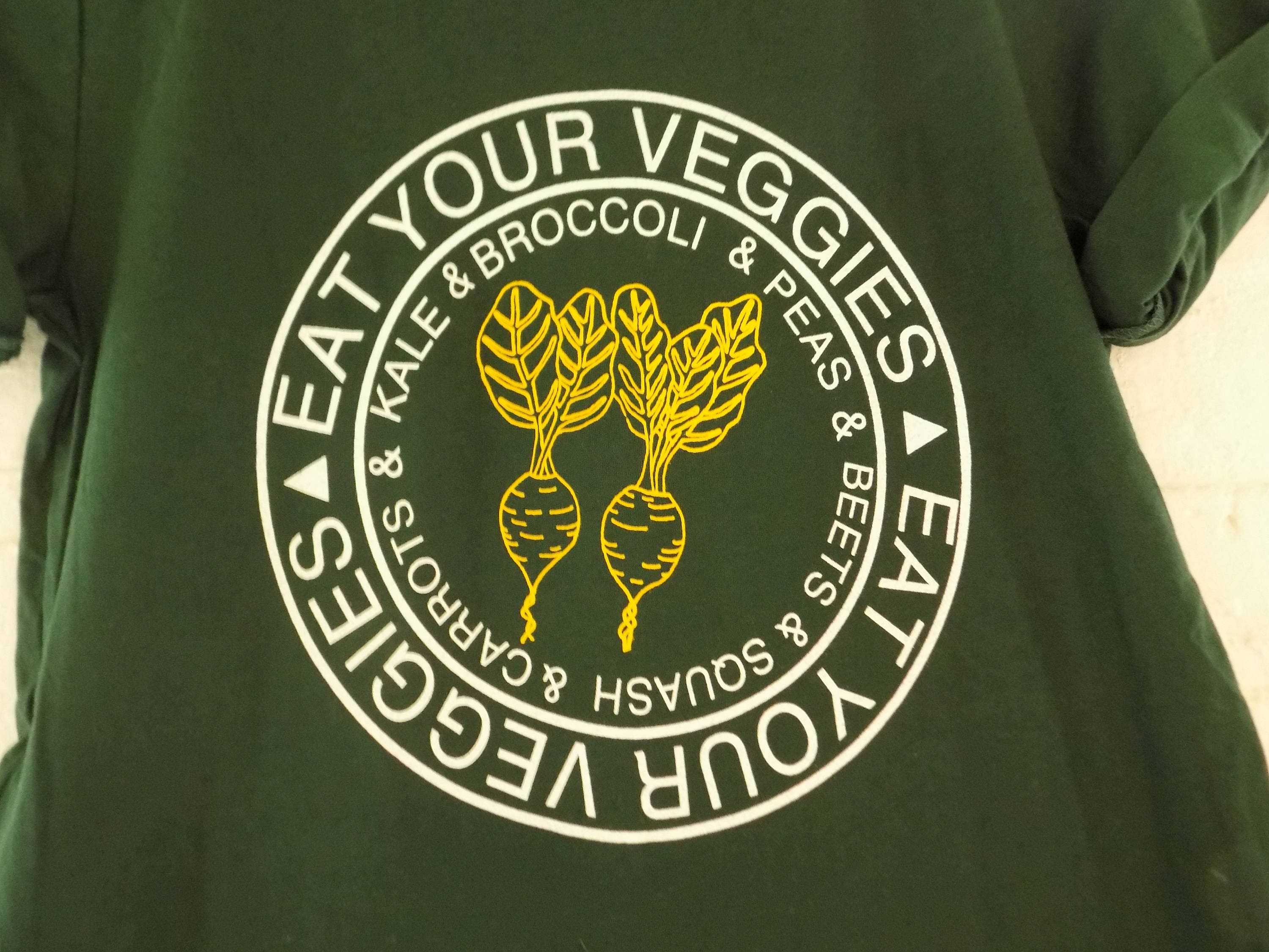 100% Natural and Healthy – Unisex Graphic Tee | Raised on Veggies Vegan Vibes