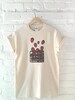Strawberry Shirt, Screen Print T-Shirt, Graphic Tee, Foodie Clothing Gift 