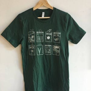 Flower T-Shirt, Garden Shirt, Screen Print Shirt, Soft Style Tee