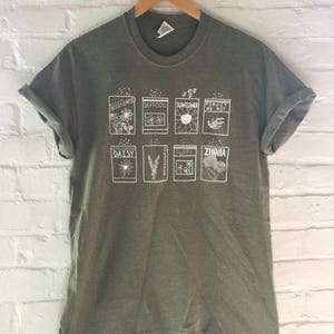 Garden Shirt, Flower Shirt Screen Print T-shirt, Graphic Tee, Gardening Gift