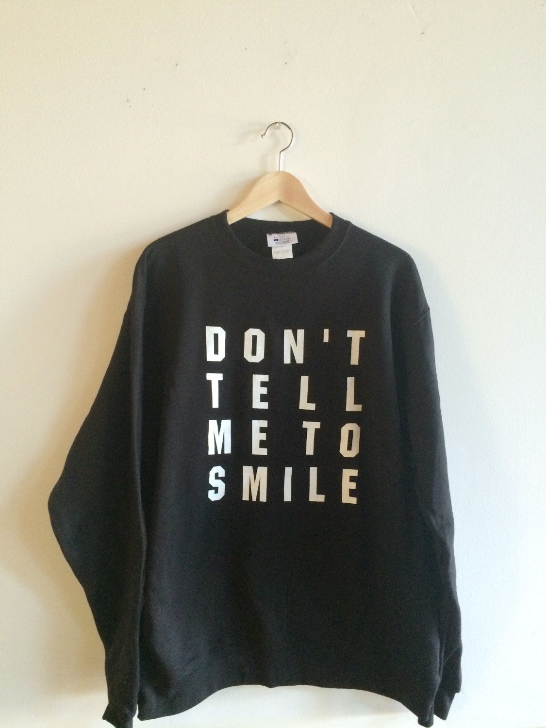 Don't Tell Me To Smile Sweatshirt, Feminist Sweatshirt, Clothing …