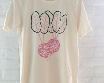 Beet T-Shirt, Food Shirt, Vegetable Shirt, Screen Print Shirt, Soft Style Graphic Tee