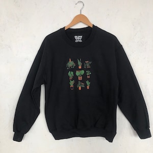 Plant Sweatshirt, Plant Lady Sweatshirt, Screenprinted Sweatshirt, Plant Lover Gift