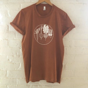 Garden T-Shirt, Vegetable Shirt, Screen Print Shirt, Soft Style Tee image 7