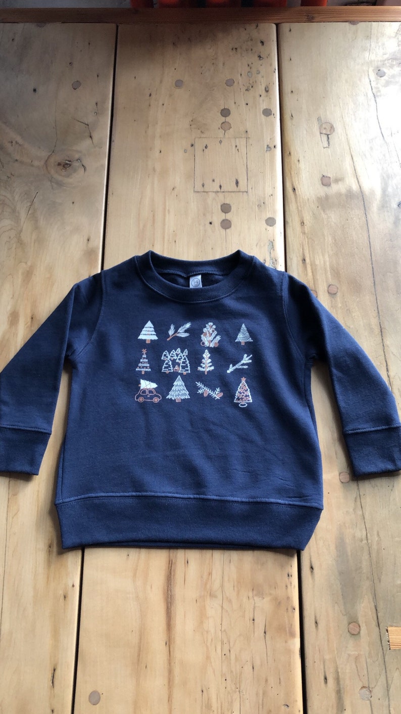 Kids Christmas Sweatshirt Kids Holiday Sweatshirt Graphic Etsy