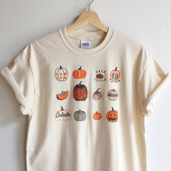  Halloween Shirts For Men Pumpkin Face Printed Plus