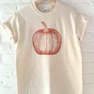 Pumpkin Shirt, Halloween Shirt, Food Shirt image 1