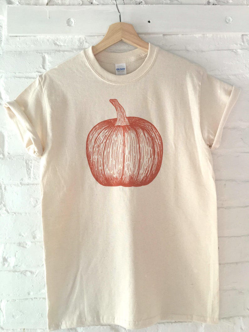 Pumpkin Shirt, Halloween Shirt, Food Shirt image 1