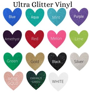 Mermaid Stickers, Set of 12-2 Glitter Vinyl Stickers image 6