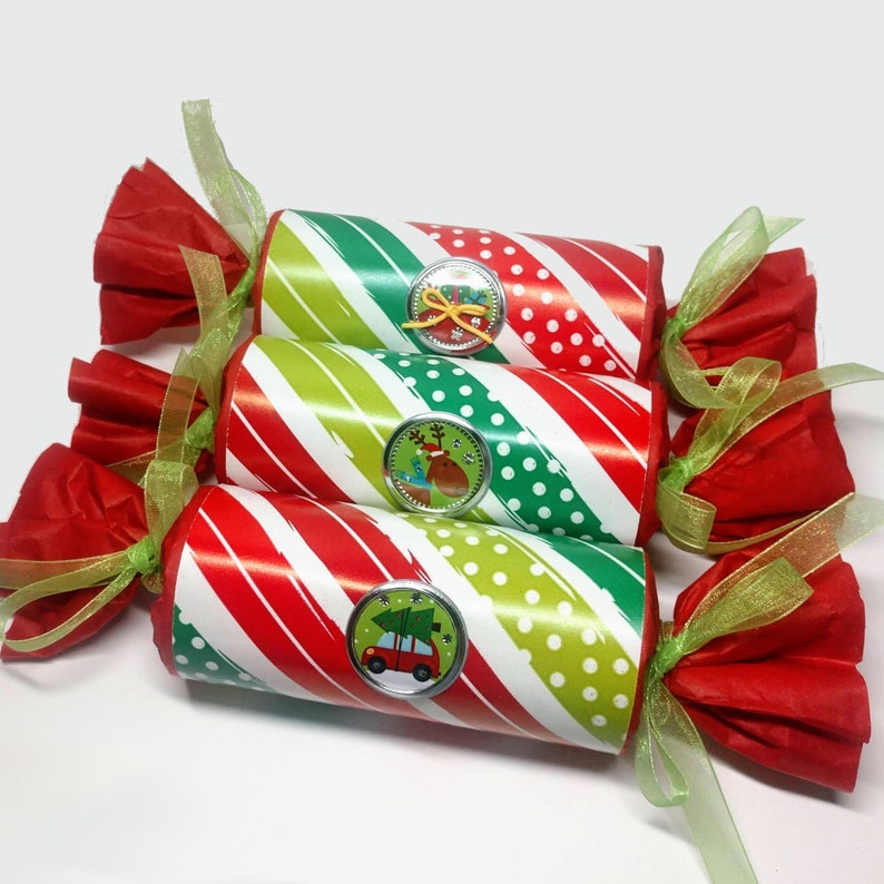 6 Christmas Cracker Snaps Party Favors Etsy